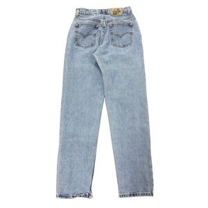 Vintage Levi Strauss Silver Tab Loose Fit Light Wash Denim Jeans Womens 5/6 Long